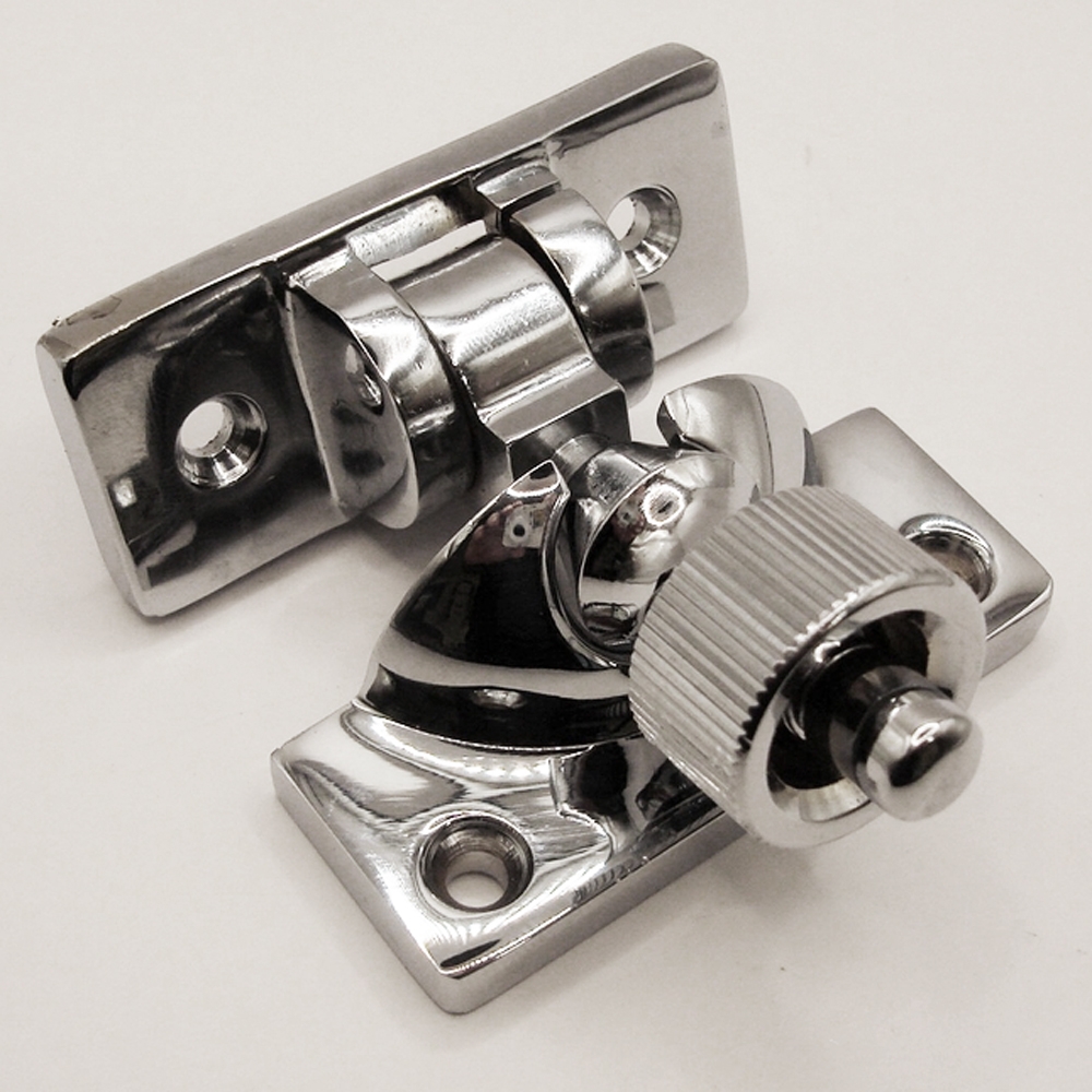 TWC001/CP • Non-Locking • Polished Chrome • Forged Brighton Sash Fastener